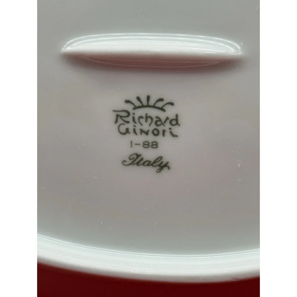 Vintage Richard Ginori Dorato Oval Vegetable Serving/Veggie Bowl 9 7/8
